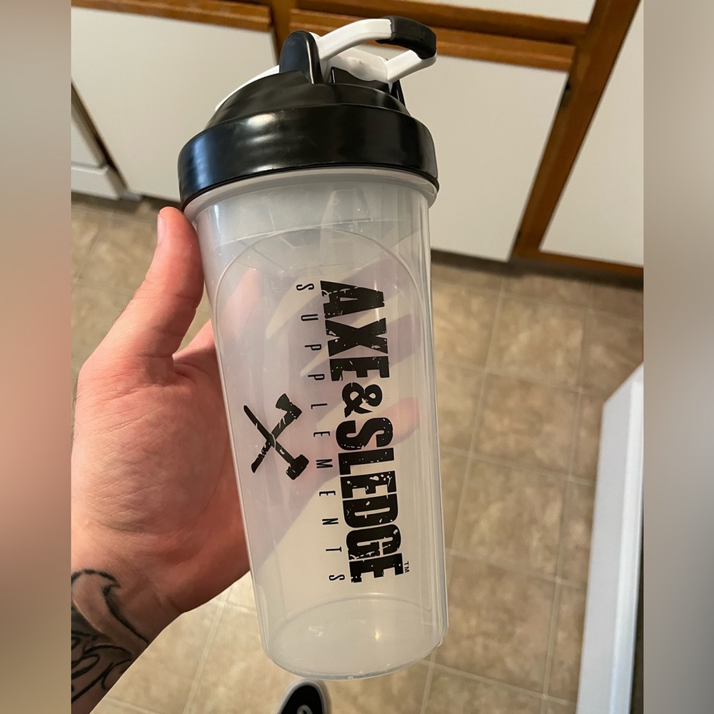 Axe and Sledge shaker cup.